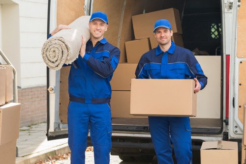 Organised removals van for an apartment move in Crystal Palace
