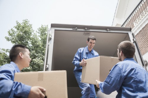 Low-carbon van used by Movers Crystal Palace for an environmentally conscious home move
