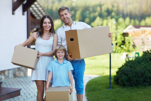 Urgent same day removals truck in Crystal Palace street