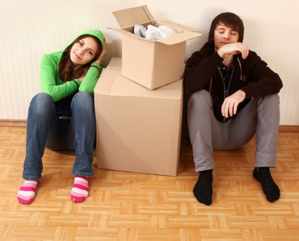 Professional furniture removal team handling heavy items
