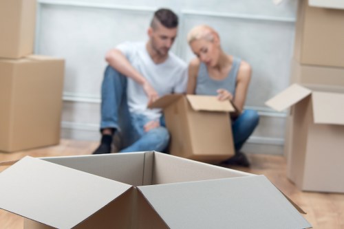 Mover assessing packing and lifting safety procedures