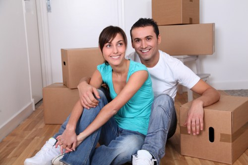 Crystal Palace movers completing a professional move