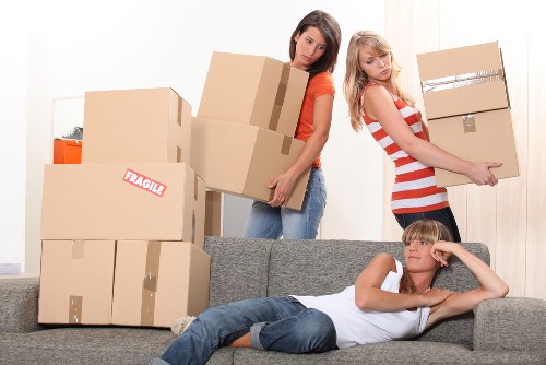 Careful loading of furniture during a Crystalpalace move