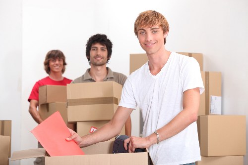 Packed household items ready for safe transport during a move